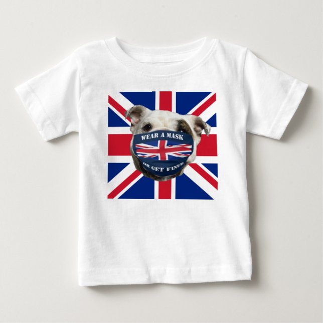 CAMISETA PARA BEBÊ BRITISH BULLDOG (Frente)