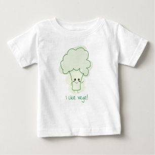 Camiseta Para Bebê Broccoli cômodo