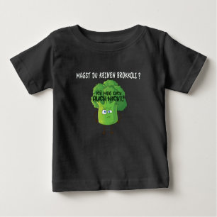 Camiseta Para Bebê Brócolis de Cartoon Bonito que você não gosta de b