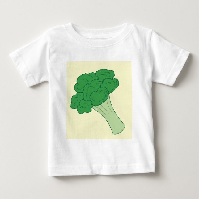 Camiseta Para Bebê Brócolos (Frente)
