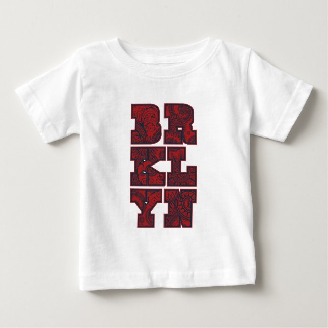 Camiseta Para Bebê Brooklyn (Frente)