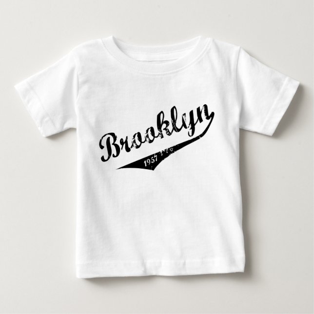 Camiseta Para Bebê Brooklyn 19XX (Frente)