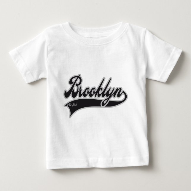 Camiseta Para Bebê Brooklyn New York (Frente)