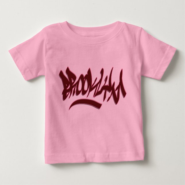 Camiseta Para Bebê Brooklyn, NY (Frente)