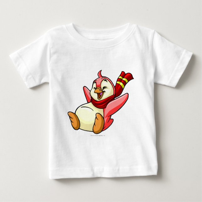 Camiseta Para Bebê Bruce Red (Frente)