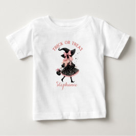 Camiseta Para Bebê Bruxa de Halloween Preciosa - Doce ou Travessura