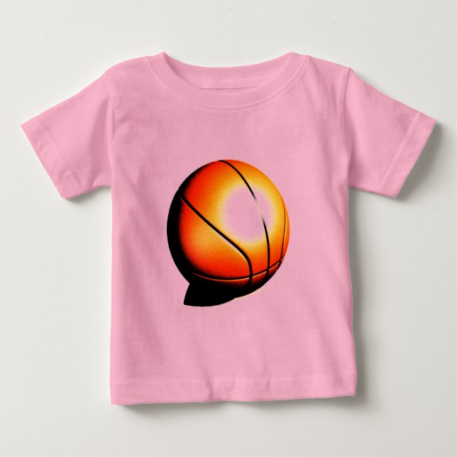 Camiseta Para Bebê Bsketball (Frente)