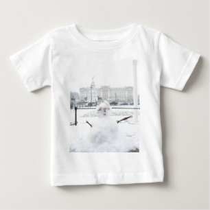Camiseta Para Bebê Buckingham Palace Snowman London