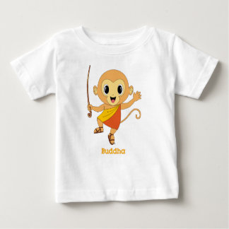 Camiseta Para Bebê Buddha Monkey™