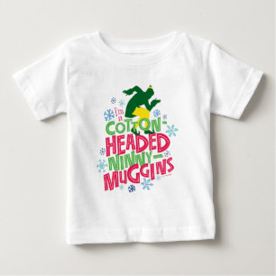 Camiseta Para Bebê Buddy, o Elf Ninny-Muggins De Algodão