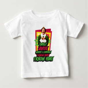 Camiseta Para Bebê Buddy, o Elf OMG! Papais noeis!