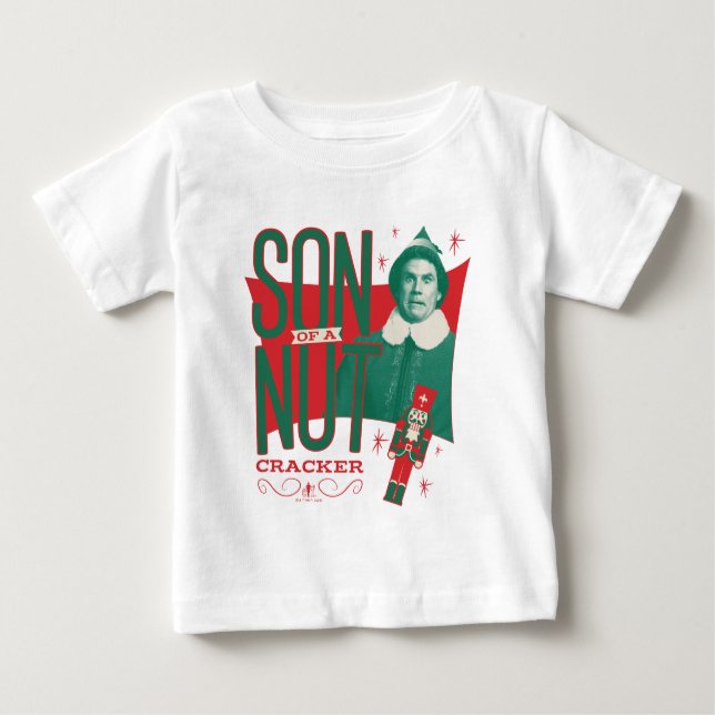 Camiseta Para Bebê Buddy, o Filho do Elf de um Noz-Cracker (Frente)