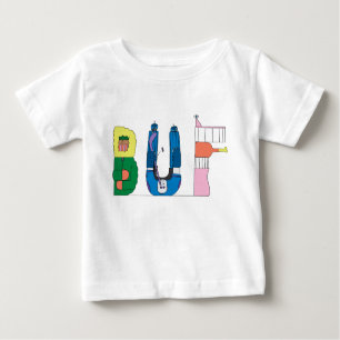 Camiseta Para Bebê BÚFALO do T do bebê, NY (BUF)