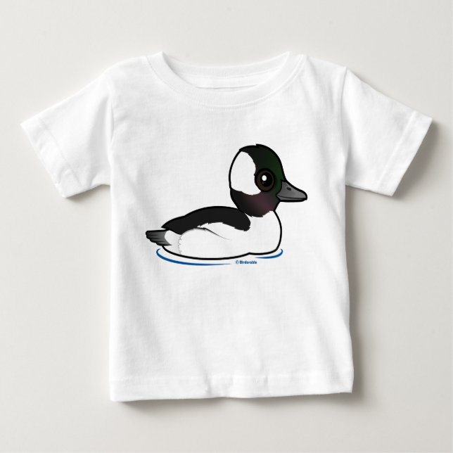 Camiseta Para Bebê Bufflehead (Frente)