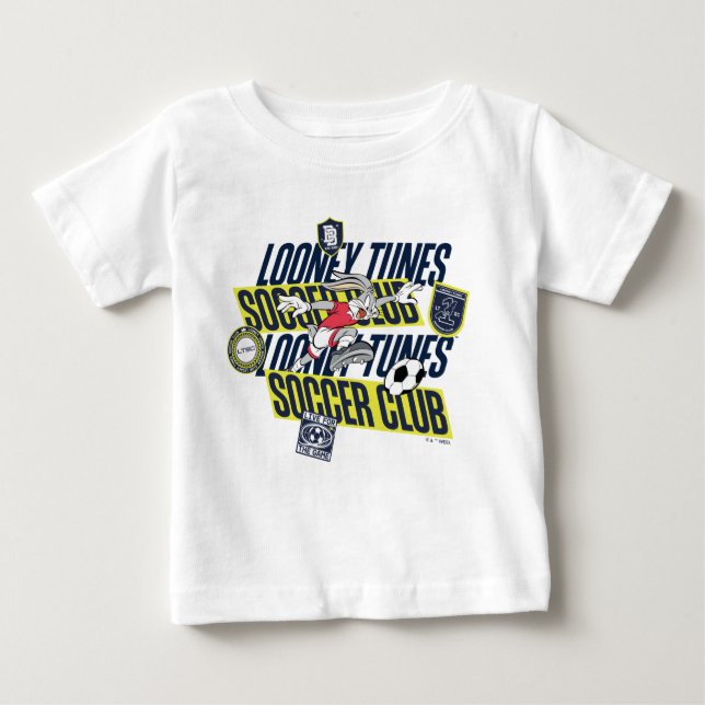 Camiseta Para Bebê BUGS BUNNY™ LOONEY TUNES™ Soccer Club (Frente)