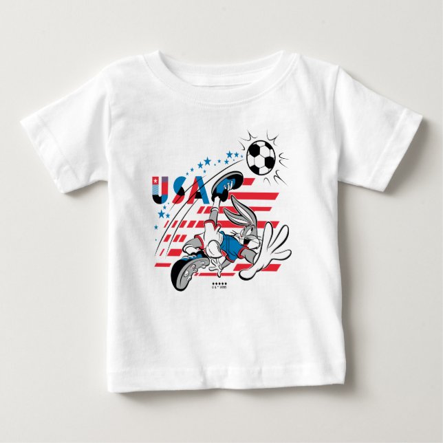 Camiseta Para Bebê BUGS BUNNY™ Team USA Soccer Graphic (Frente)