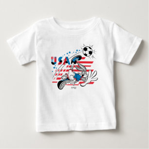 Camiseta Para Bebê BUGS BUNNY™ Time EUA Futebol Gráfico