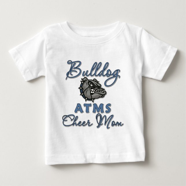 Camiseta Para Bebê Buldogue (Frente)