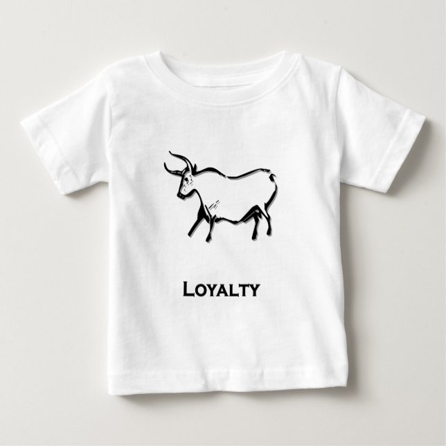 Camiseta Para Bebê Bull Loyalty Black (Frente)