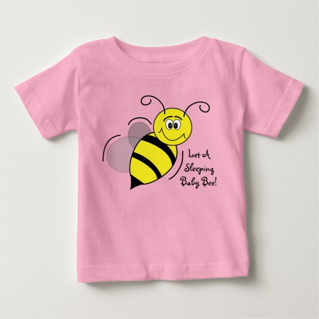 Camiseta Para Bebê Bumble Bee (Frente)