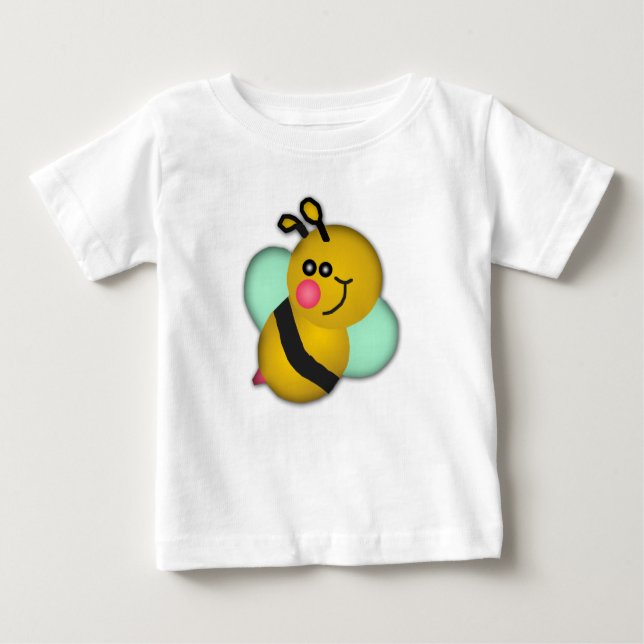 Camiseta Para Bebê Bumble Bee (Frente)