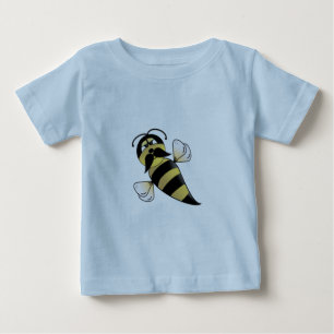 Camiseta Para Bebê Bumble Bee com bigode