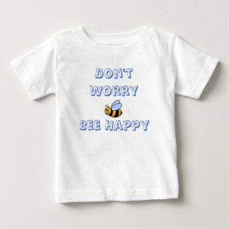 Camiseta Para Bebê bumble_bee, Não se preocupeBee feliz