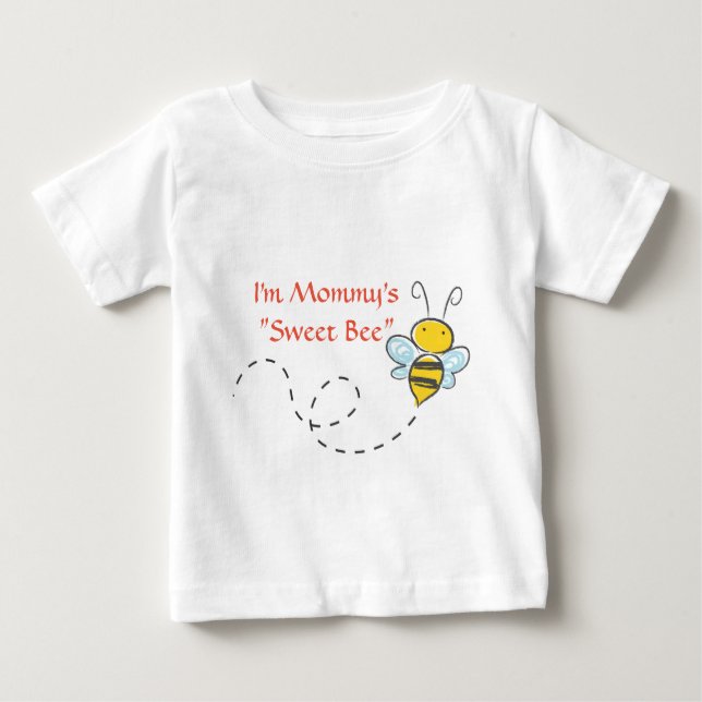 Camiseta Para Bebê Bumblebee doce (Frente)