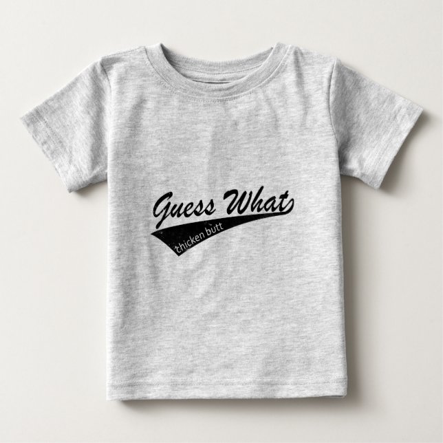 Camiseta Para Bebê Bumbum da galinha (Frente)