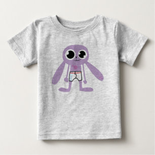 Camiseta Para Bebê bunnie do undie