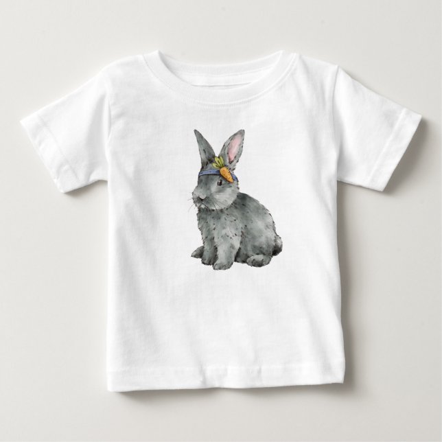 Camiseta Para Bebê Bunny (Frente)