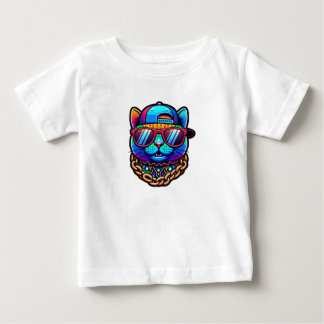 Camiseta Para Bebê Bunte Partykatze