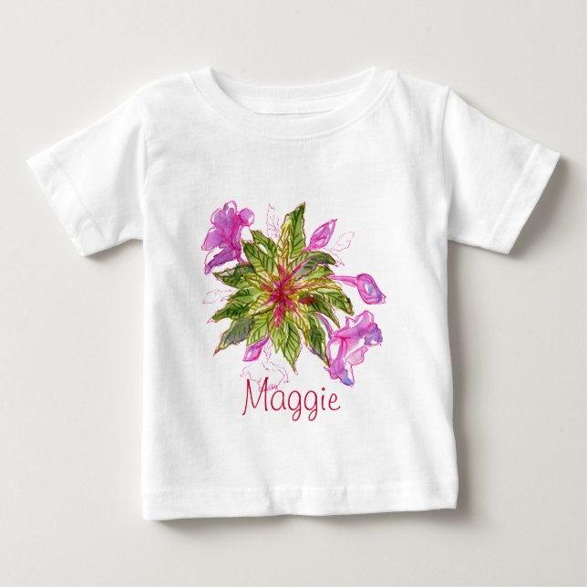 Camiseta Para Bebê Buquê Balsam (Frente)
