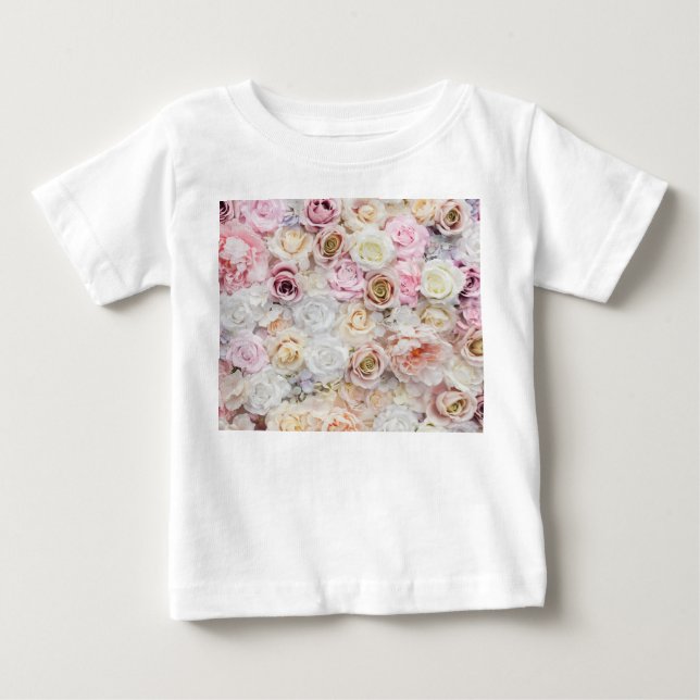 Camiseta Para Bebê Buquê da ventoinha (Frente)