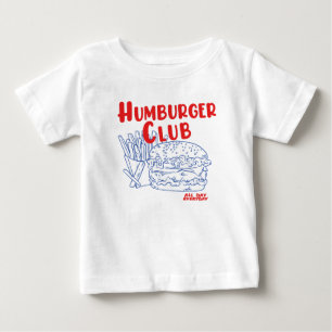 Camiseta Para Bebê Burger Love
