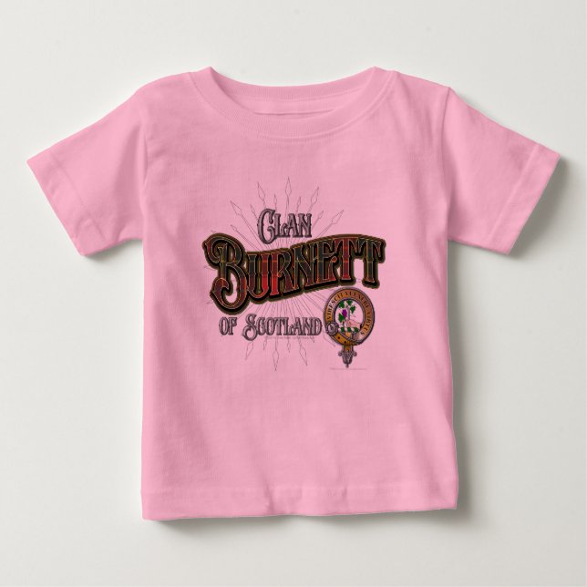 Camiseta Para Bebê Burnett Clan (Frente)