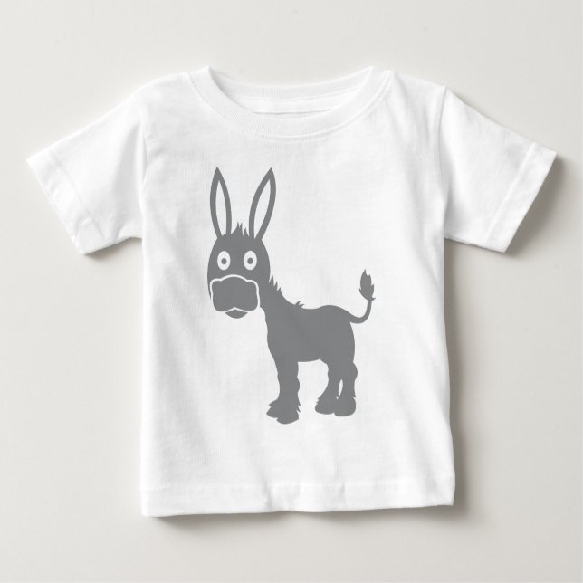 Camiseta Para Bebê Burro (Frente)