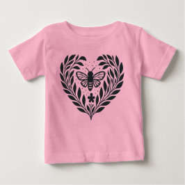 Camiseta Para Bebê Butterfly and Boughs Baby T-Shirt