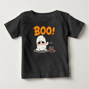 Camiseta Para Bebê Buu! 😣