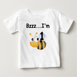 Camiseta Para Bebê Buzz Bumblebee primeiro aniversario T-shirts e pre
