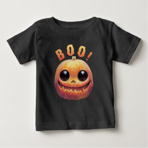 Camiseta Para Bebê Cabeça De Abóbora De Abóbora De Halloween Credora 