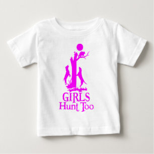 CAMISETA PARA BEBÊ CAÇA DE CARNE DE GAROTA