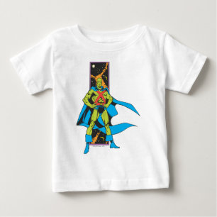Camiseta Para Bebê Caçador Marciano e Fundo Espacial