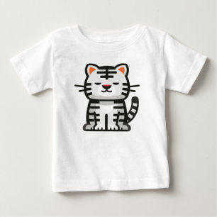 Camiseta Para Bebê Caçador sem rosto: Tiger Power Design