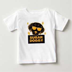 Camiseta Para Bebê Cachorrinho doce