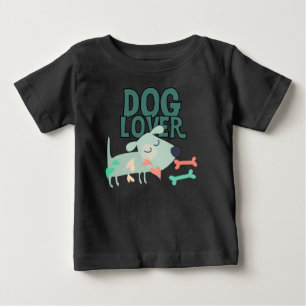 Camiseta Para Bebê Cachorro