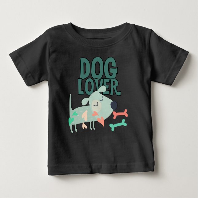 Camiseta Para Bebê Cachorro (Frente)