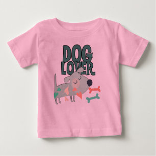 Camiseta Para Bebê Cachorro