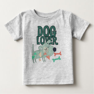 Camiseta Para Bebê Cachorro