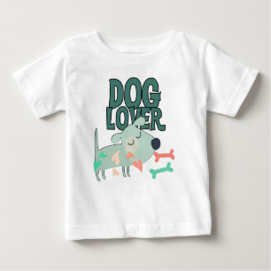 Camiseta Para Bebê Cachorro